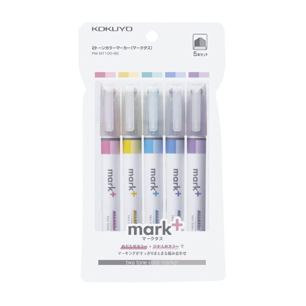 Mark+ Dual Tone Highlighters - Pastel